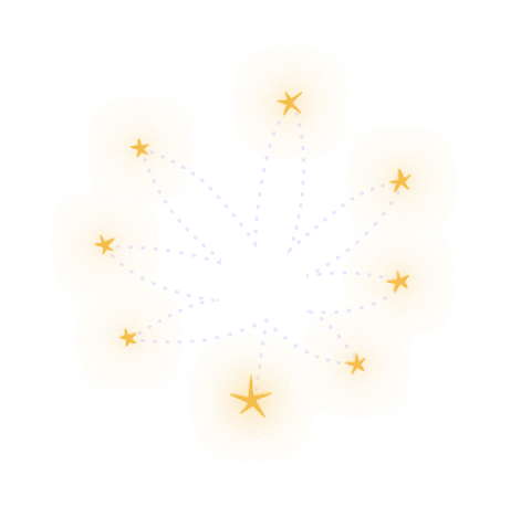 An cannabis constellation.